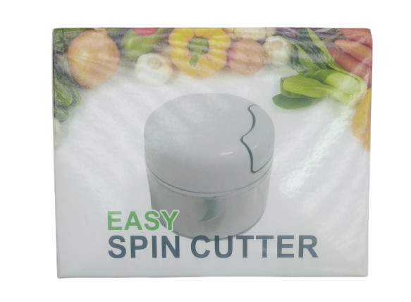 Mini Manual Vegetable Chopper White/Green/Clear 400ml