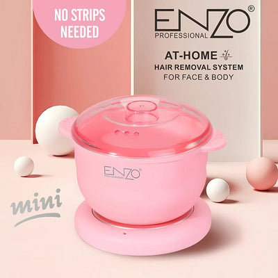 ENZO Mini Wax Warmer – At-Home Hair Removal System for Face & Body | No Strips Needed