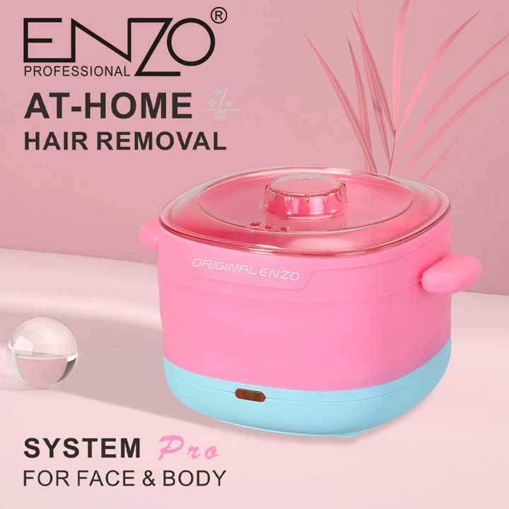 ENZO Mini Wax Warmer – At-Home Hair Removal System for Face & Body | No Strips Needed