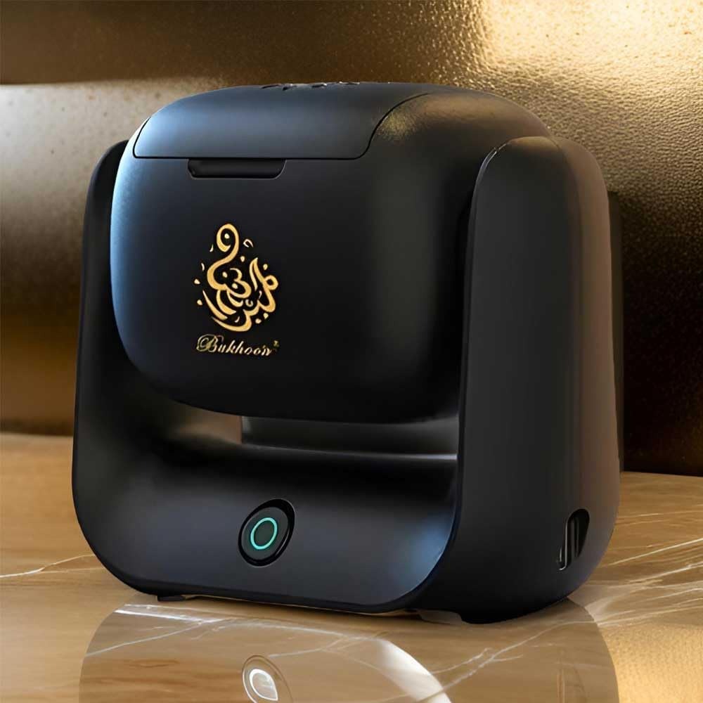Portable Electric Bukhoor Burner – Rechargeable Arabic Incense Diffuser for Home, Car & Travel Use