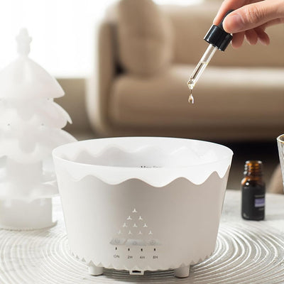 Christmas Tree Style Humidifier with LED Light – Aromatherapy Diffuser for Home & Office Use