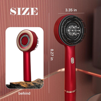 Electric Scalp Massager & Hair Brush – 3D Vibration Head Massager for Hair Growth & Relaxation