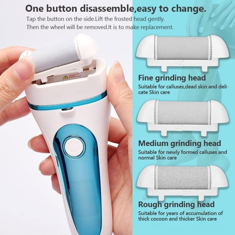 Electric Foot Callus Remover with LED Light – Smooth Feet in Minutes | High-Speed Motor