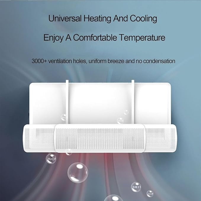 Universal Adjustable AC Wind Deflector – Telescopic Air Conditioner Baffle for Wall-Mounted Units
