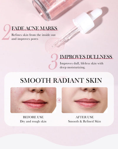 Peach 70% Niacinamide Serum – Brightening & Hydrating Facial Essence for Glowing Skin