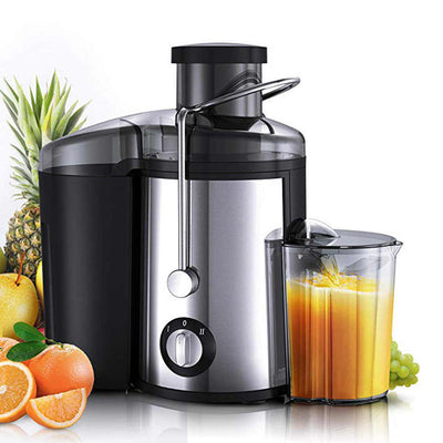 Stainless Steel Juice Extractor – High-Speed Electric Juicer for Fresh Fruits & Vegetables
