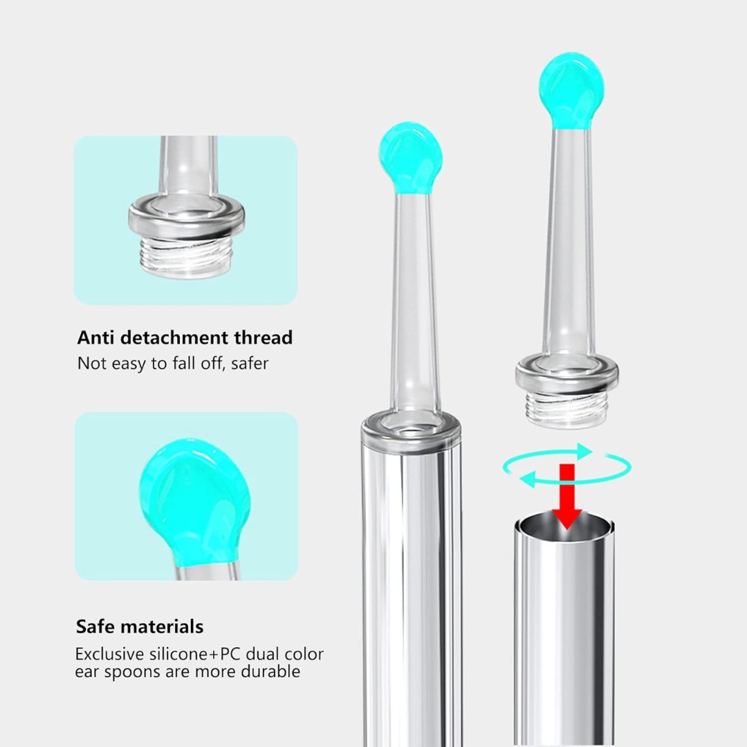 Smart WiFi Visual Ear Cleaner with HD Camera – Safe, Waterproof & Comfortable for Kids and Adults